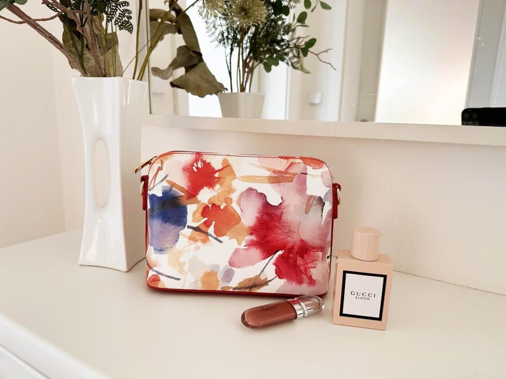 MaxFly dámská kožená kabelka crossbody 52321 červená - náhled 1