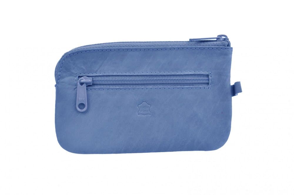 HJP Velká kožená klíčenka 1039-B cobalt modrá