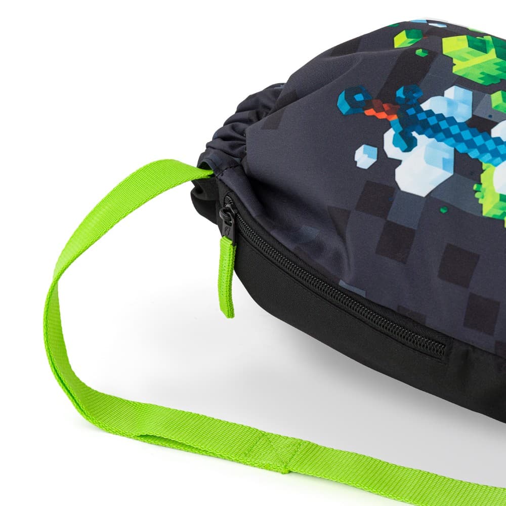 Bagmaster Sportovní sáček na tělocvik CITY BAG ALFA 26 B motiv Minecraft - náhled 3