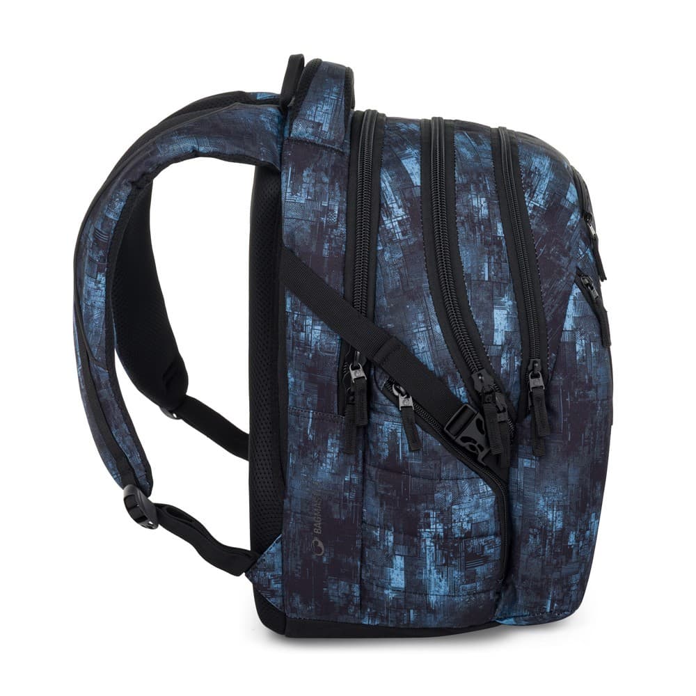 Bagmaster BAG 25 B Školní batoh pro studenty modro/černý - náhled 2