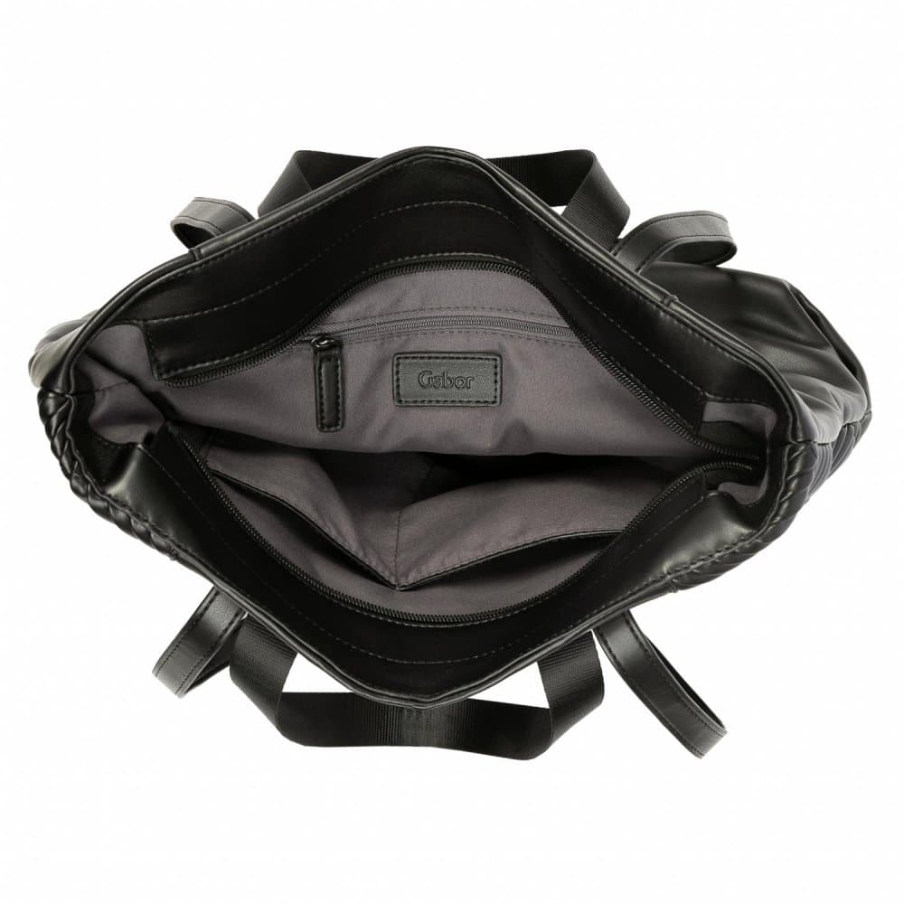 Dámská kabelka Finley zip shopper M - černá 012041 - náhled 3