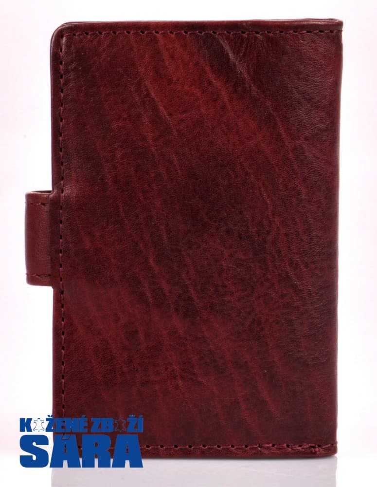 Lagen pouzdro na doklady 1481/T wine red - náhled 4