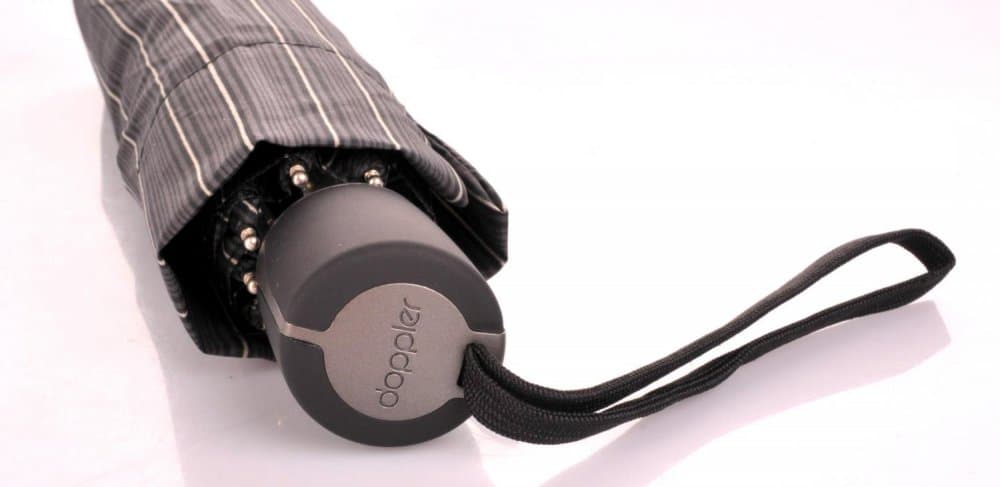 Pánský deštník Doppler Mini Fiber Hr. gem 72646702 šedý s proužky - náhled 3