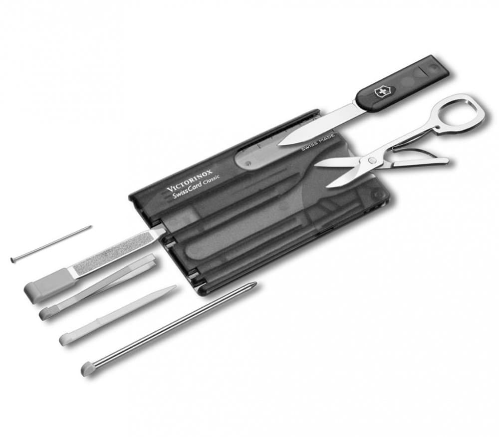 SwissCard Victorinox Classic, transparentní černá 0.7133.T3 - náhled 5