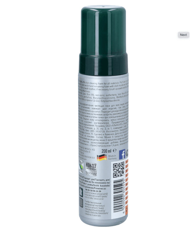 Collonil Clean & Care Classic 200 ml - čistící a pečující pěna - náhled 3