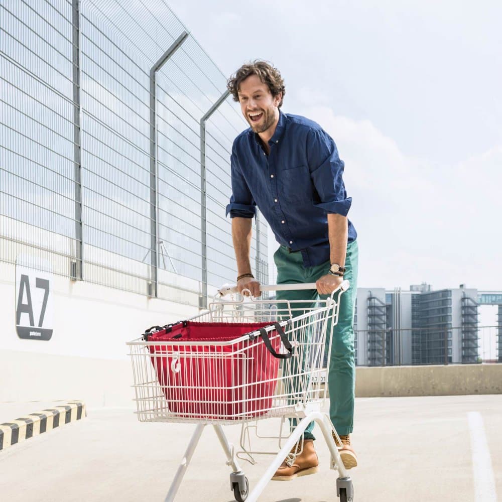 Nákupní taška do nákupního košíku easyshoppingbag red UJ3004 - náhled 4