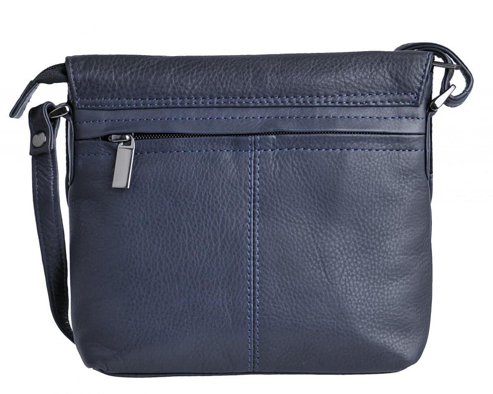 New bags leather malá kabelka přes rameno LB-204 tmavě modrá - náhled 4
