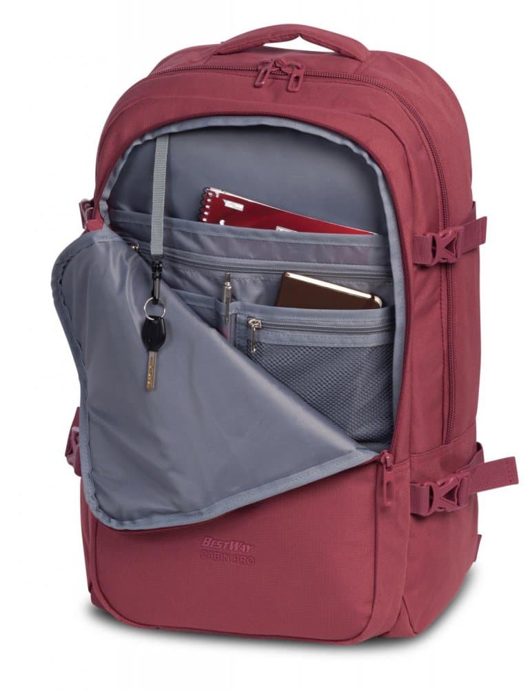 Batoh do letadla Bestway Cabin Pro Ultimate 40325-4700 tmavě růžový 30 L - náhled 4