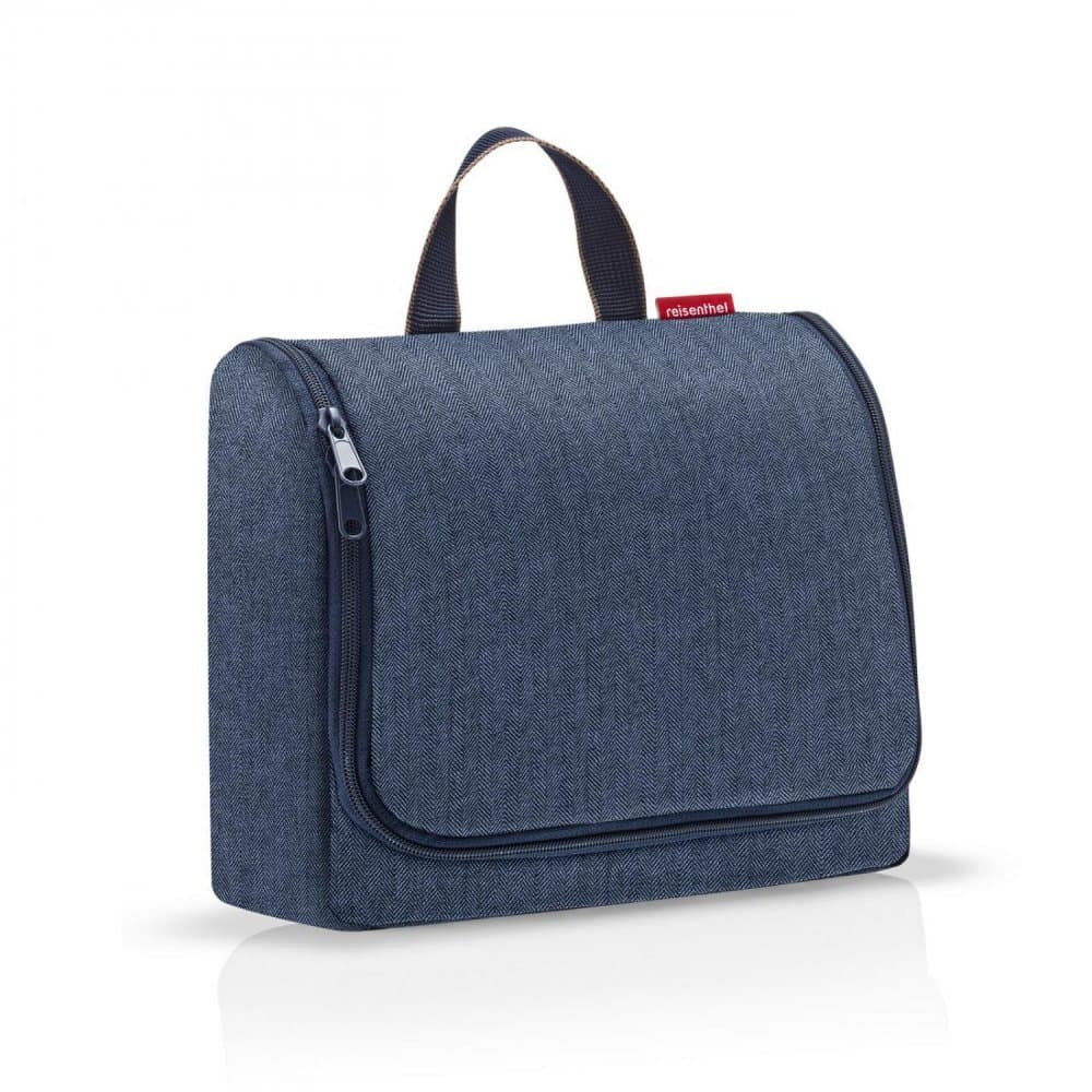 Velká kosmetická taška Reisenthel toiletbag XL herringbone dark blue WO4113 - náhled 3