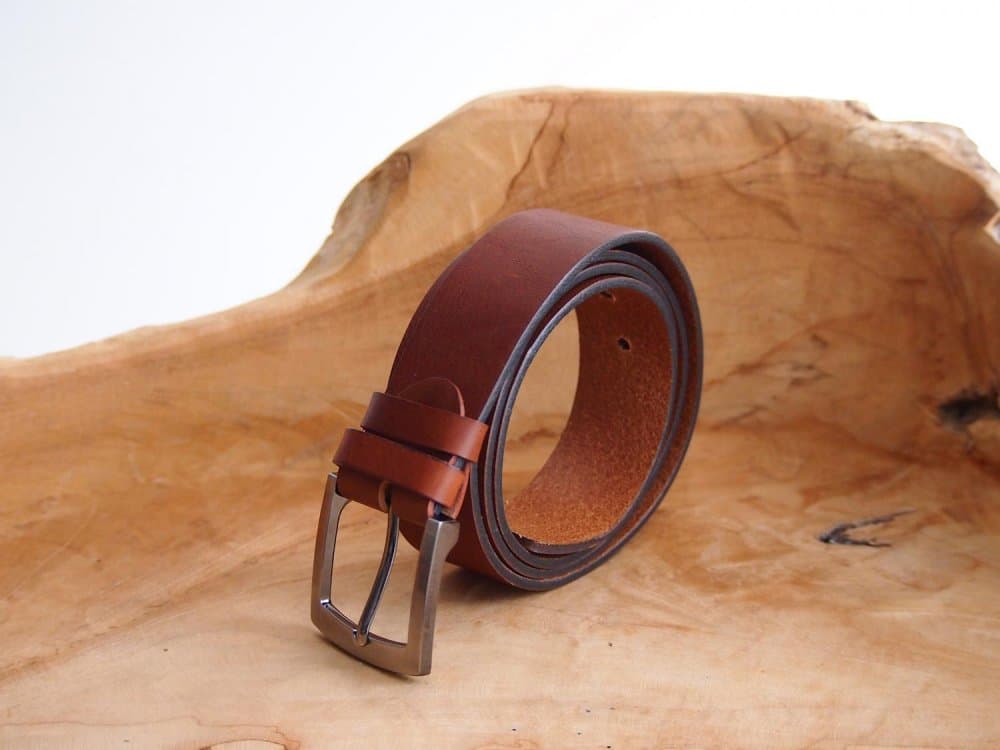 Penny Belts Pánský kožený opasek EXKLUZIV 25-R-48 světle hnědý 105 cm - náhled 4