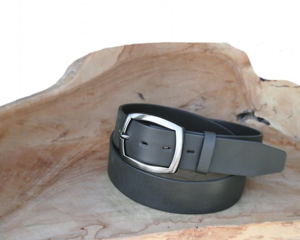 Dámský kožený opasek Penny Belts 4750 tmavě šedý 80 cm - náhled 4
