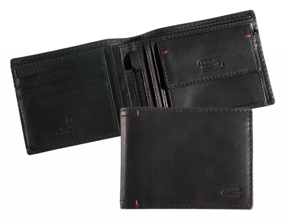 Camel Active Salamanca Horizontal Wallet Kožená větší černá peněženka 181-703-60 černá - náhled 1