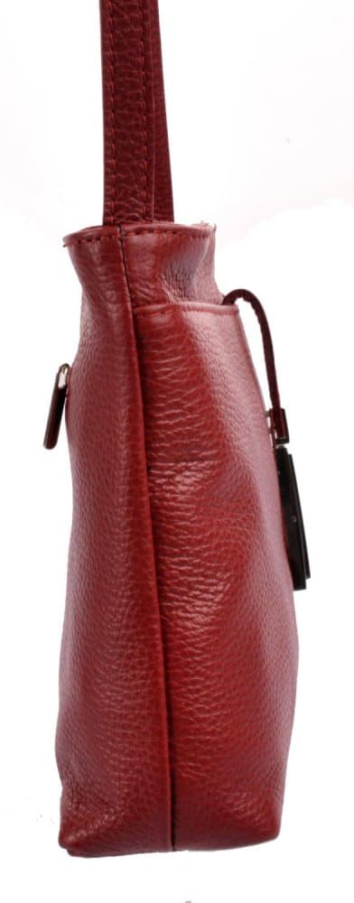 MaxFly kožená kabelka 5085 bordo - náhled 5