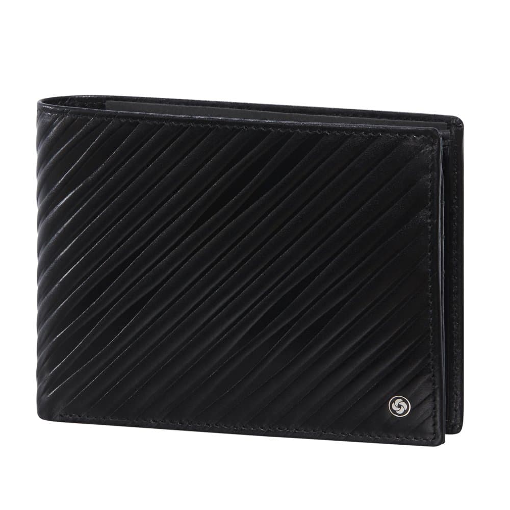 Samsonite Luxusní velká pánská kožená peněženka Refined SLG 155856-1041 černá