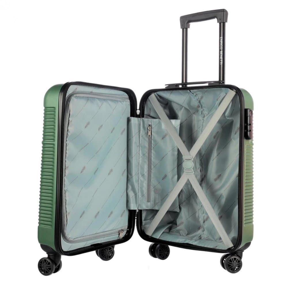 Kufr do letadla 55 cm Enrico Benetti Louisville S olive 39040-50-029 zelený - náhled 4