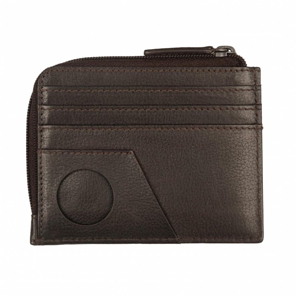 Kožené pouzdro na karty s RFID Tom Tailor Bela 011286 tmavě hnědé