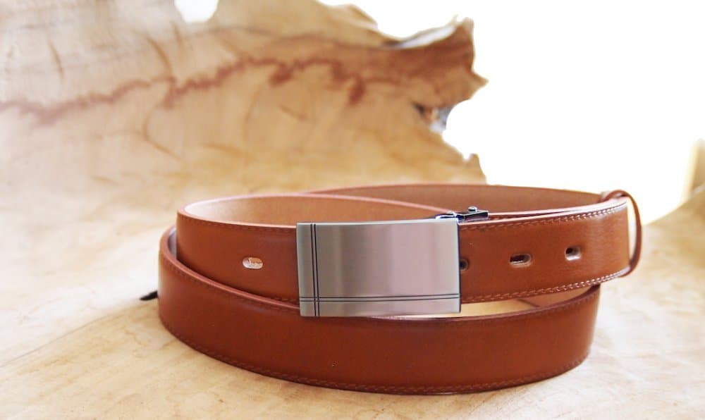 Kožený pásek společenský Penny Belts 30-020-5PS-42 světle hnědý 100 cm - náhled 1