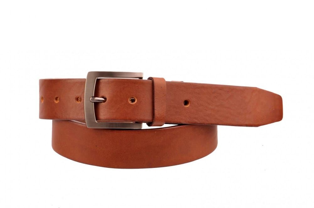 Penny Belts Pánský kožený opasek EXKLUZIV 25-R-48 světle hnědý 105 cm - náhled 1