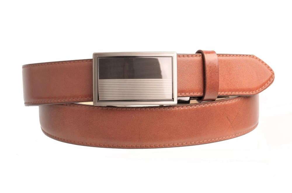 Pánský kožený opasek s automatickou přezkou Penny Belts AUTOMAT 35-020-A3-48 90 cm