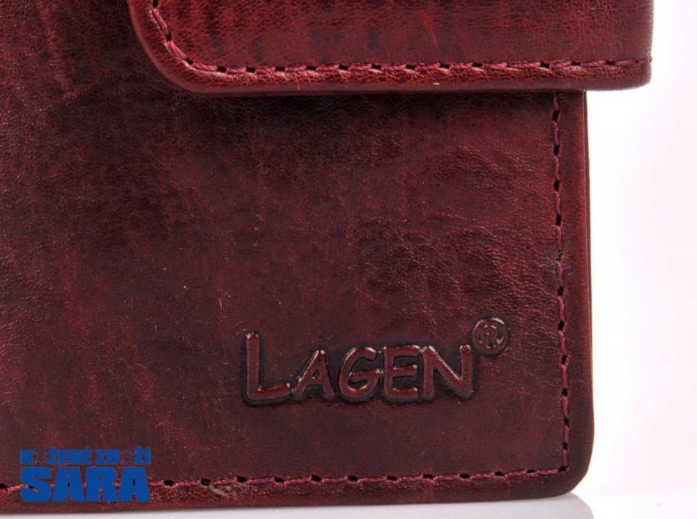 Lagen pouzdro na doklady 1481/T wine red - náhled 3