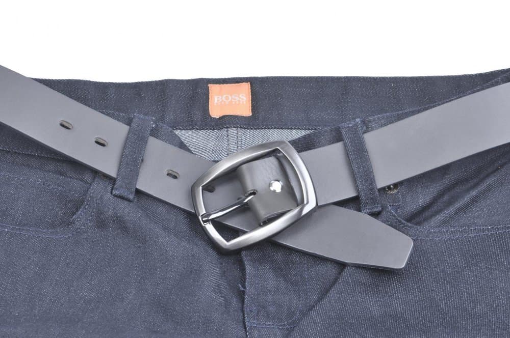 Dámský kožený opasek Penny Belts 4750 tmavě šedý 80 cm - náhled 2