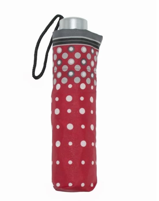 Mini Light printed dámský skládací lehký deštník 722165CZ11 červený - náhled 5