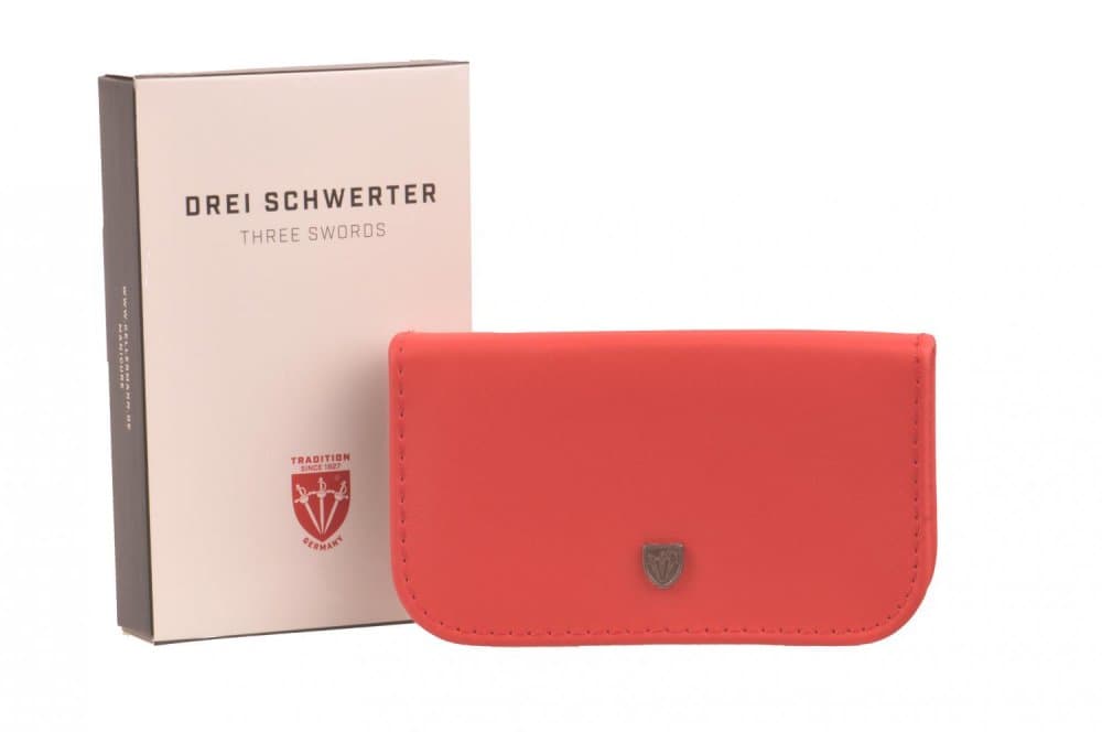 Kellermann Dámská 6-ti dílná kožená sada na manikúru L 52139 MC RED červená - náhled 4