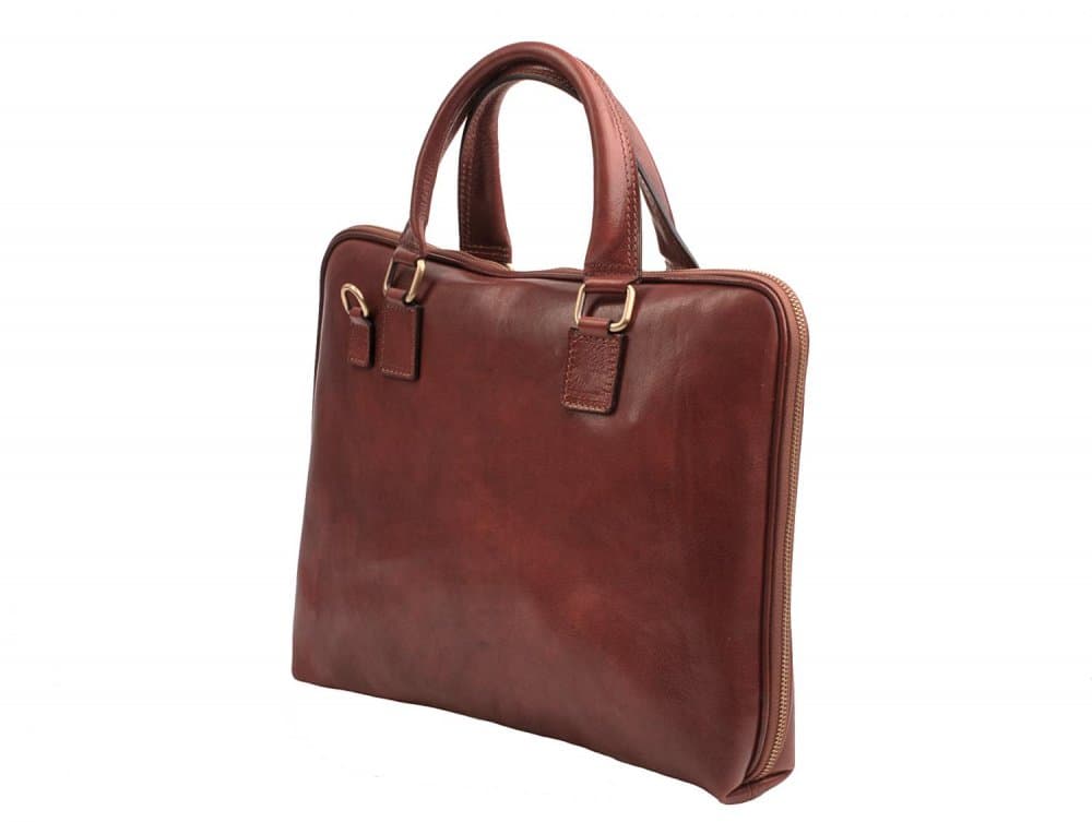 Giglio leather Dámská kožená crossbody aktovka 3920 hnědá - náhled 3