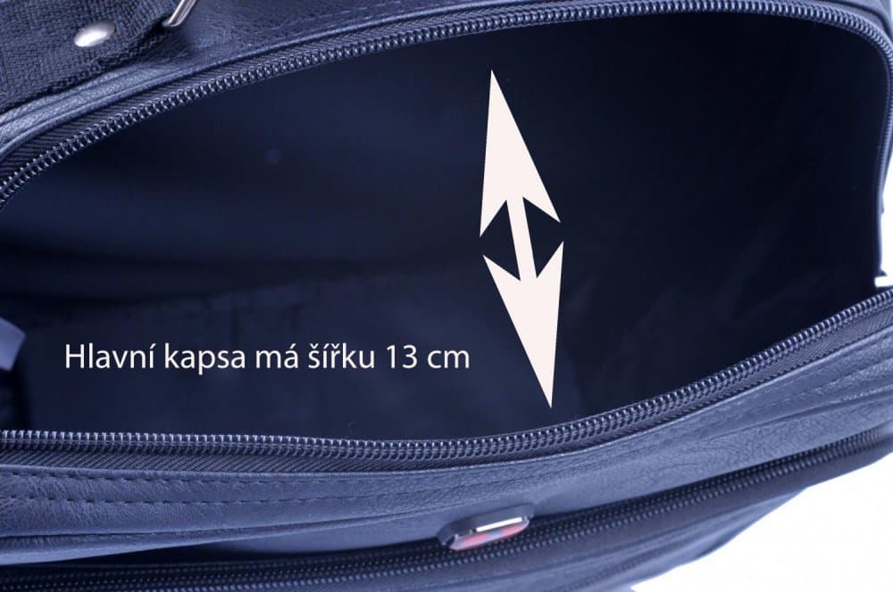 Pánská taška do práce černá ME-5097 PU - náhled 2