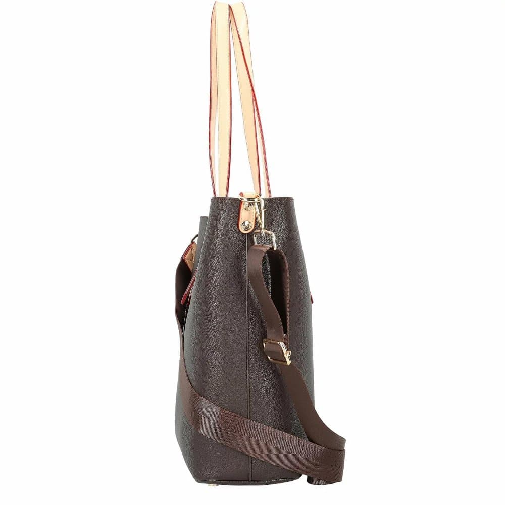 Dámská kabelka Bugatti Ella Shopper L 49362502 tmavě hnědá - náhled 4