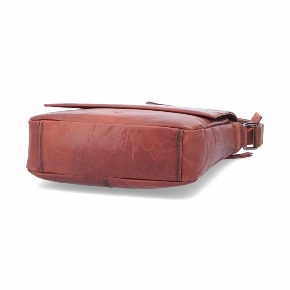Poyem Kožená crossbody taška 2207 hnědá cognac - náhled 5