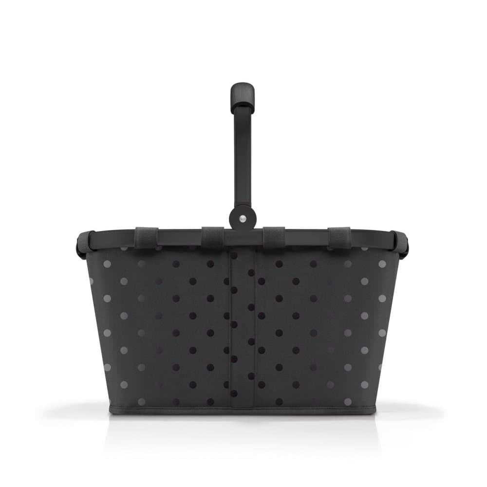 Nákupní košík Reisenthel Carrybag Frame Glossy dots black bk7076