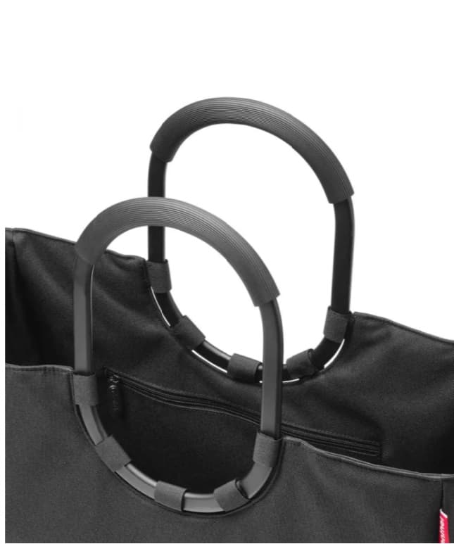 Moderní nákupní košík z udržitelného materiálu Loopshopper L frame black/black OR7040 - náhled 4