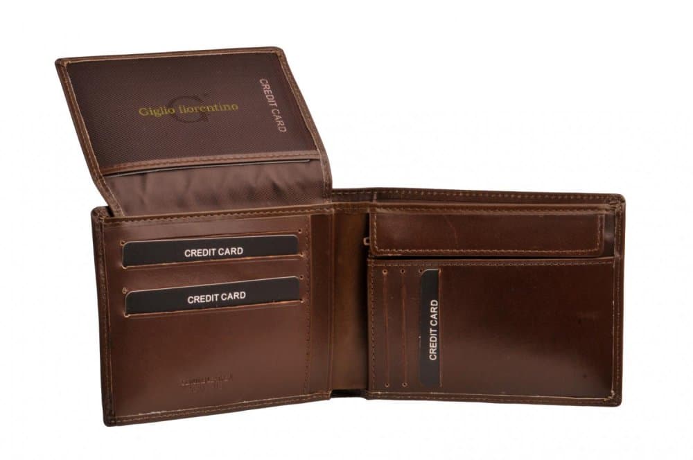 Giglio leather Pánská peněženka GF-011 hnědá - náhled 5