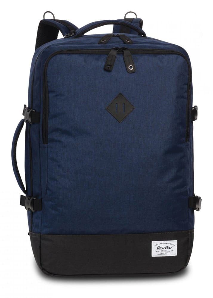 BestWay cestovní batoh CABIN PRO RETRO 40223-0600 tmavě modrý 40 L