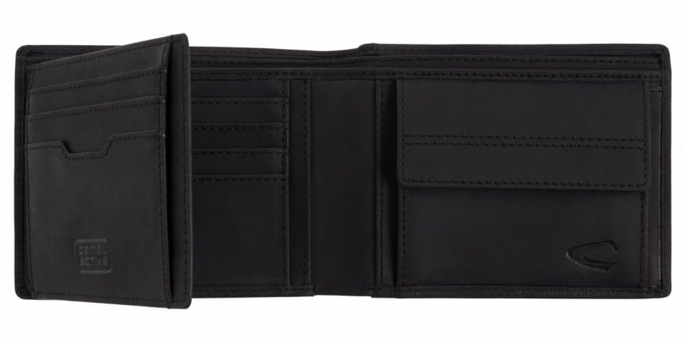 Pánská kožená peněženka Camel Active RFID safe 277-703-60 černo/šedá - náhled 3