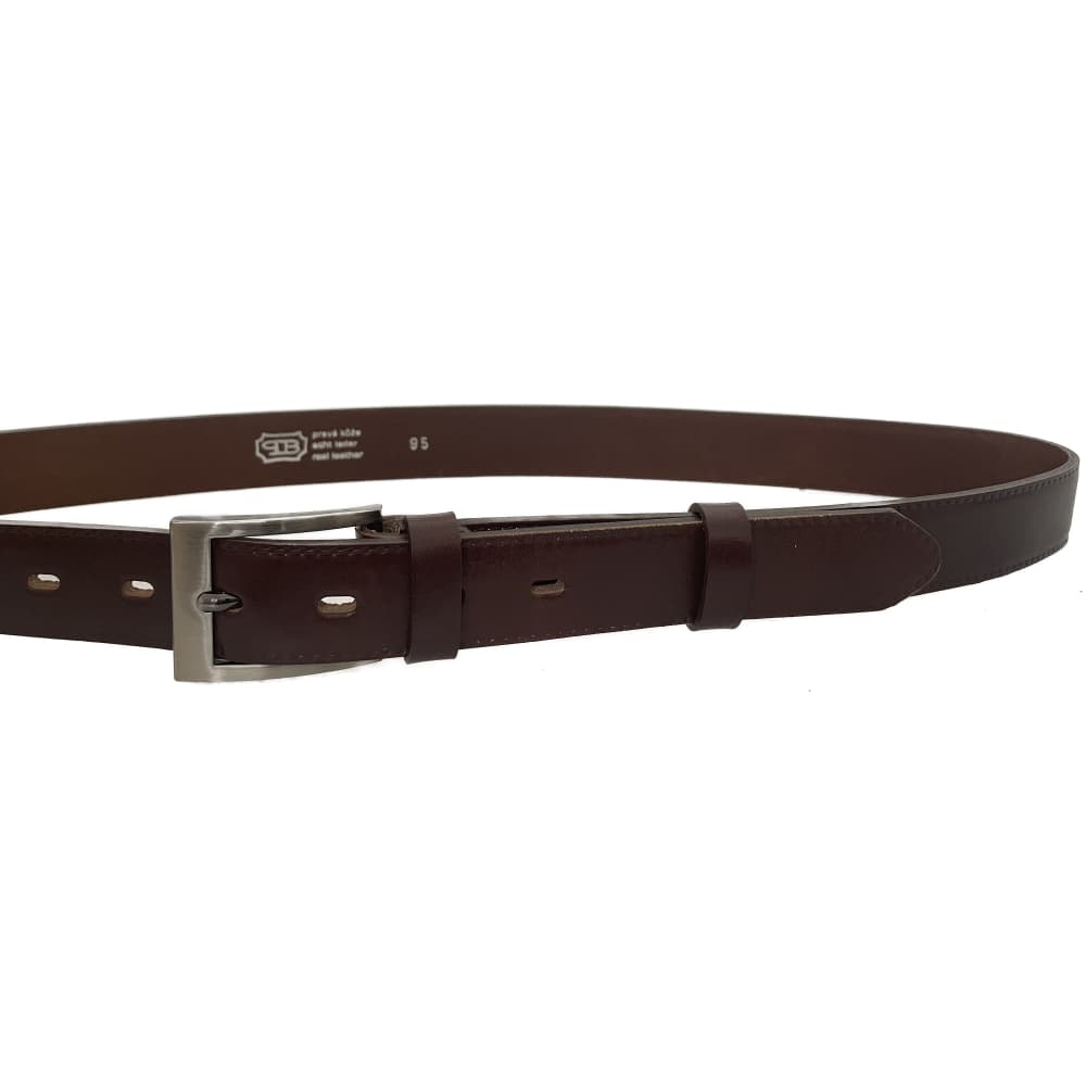 Penny Belts pánský pásek 30-020-506 hnědý 100 cm - náhled 3