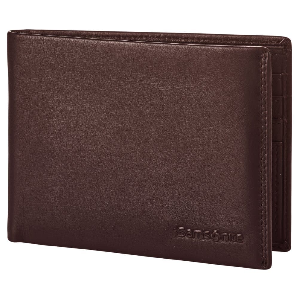 Samsonite kožená peněženka bez kapsy na drobné ATTACK 2 SLG 123997-1320 hnědá - náhled 1