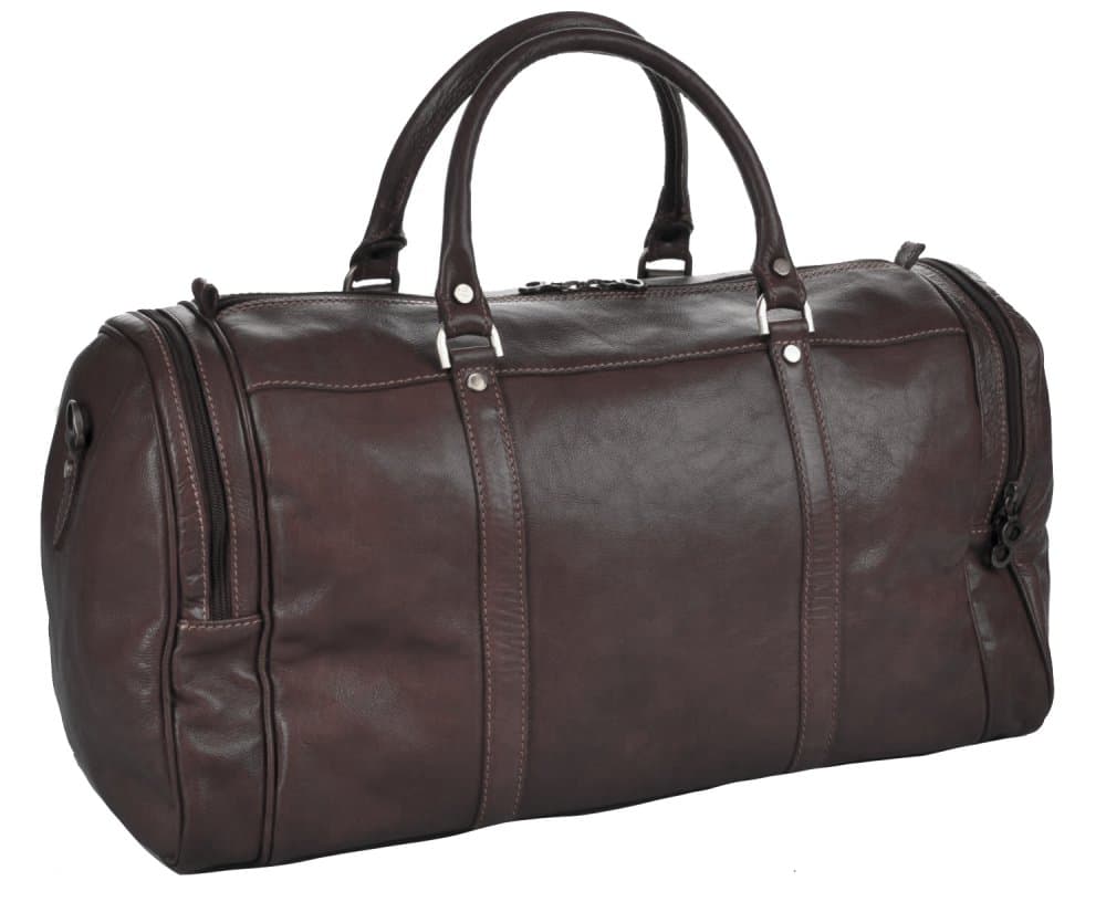 Giglio leather Kožená cestovní taška 0429 tmavě hnědá - náhled 3