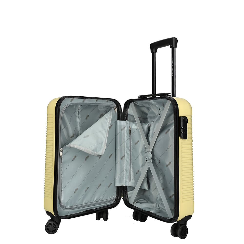 Kufr do letadla 55 cm Enrico Benetti Louisville S 39040-50-027 žlutý - náhled 5