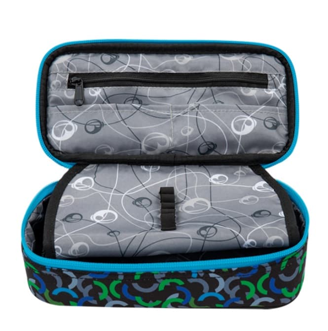 Bagmaster Školní penál case theory 9 e green/blue/black - náhled 3
