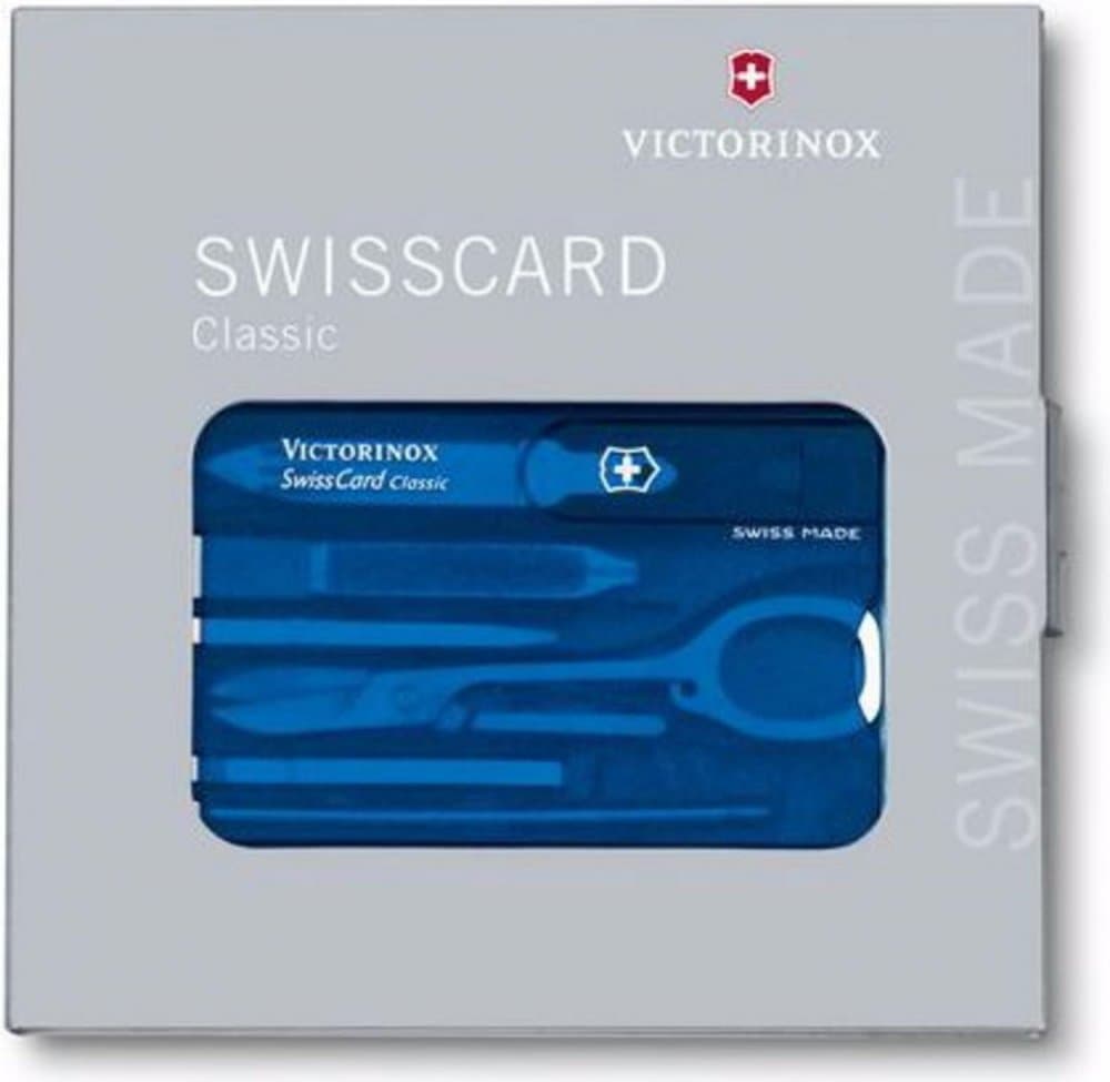 SwissCard Victorinox Classic, transparentní modrá 0.7122.T2 - náhled 3