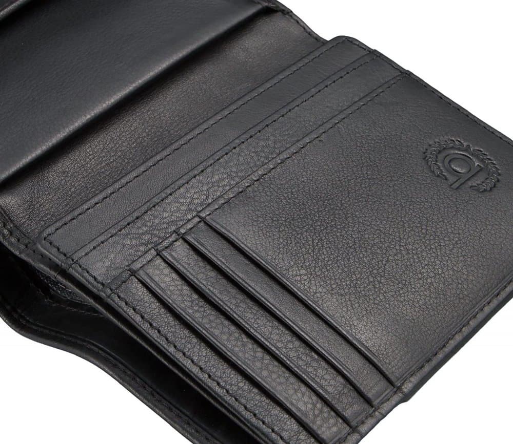 Černá pánská peněženka Bugatti Sempre combi 49117601 - náhled 3