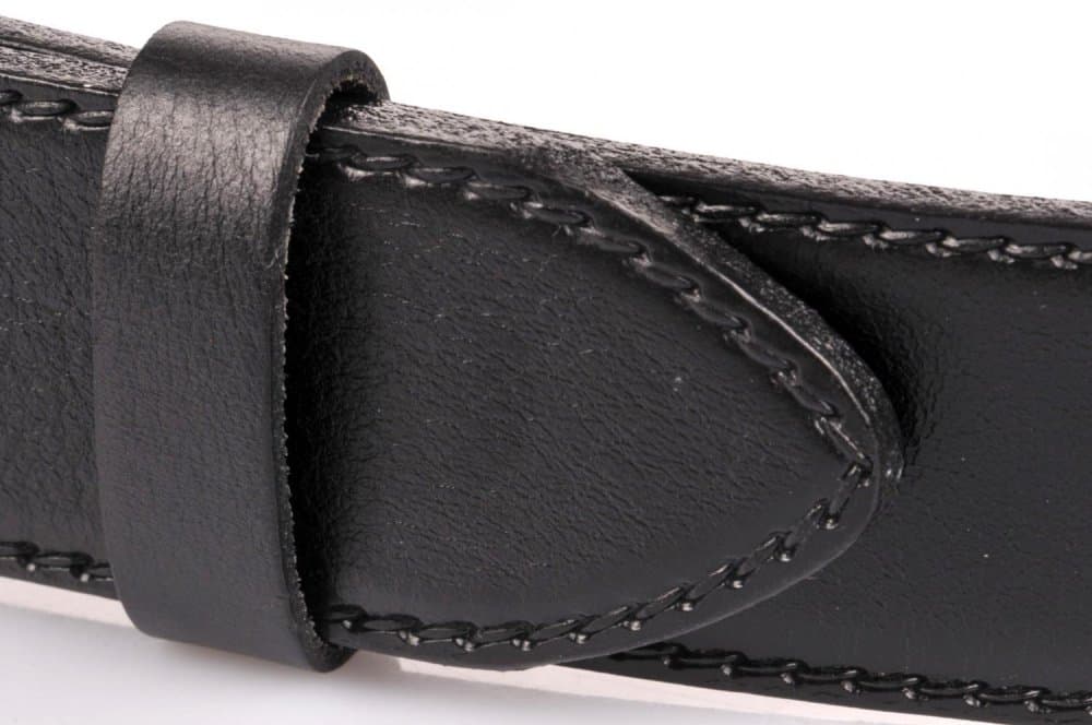 Penny Belts Pánský kožený pásek černý společenský 35-020-4PS-60 105 cm - náhled 3