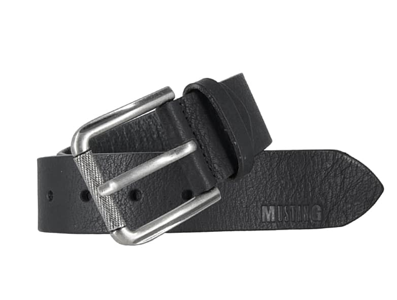 Kožený pásek Mustang MG2053R27-0790 černý 100 cm - náhled 4