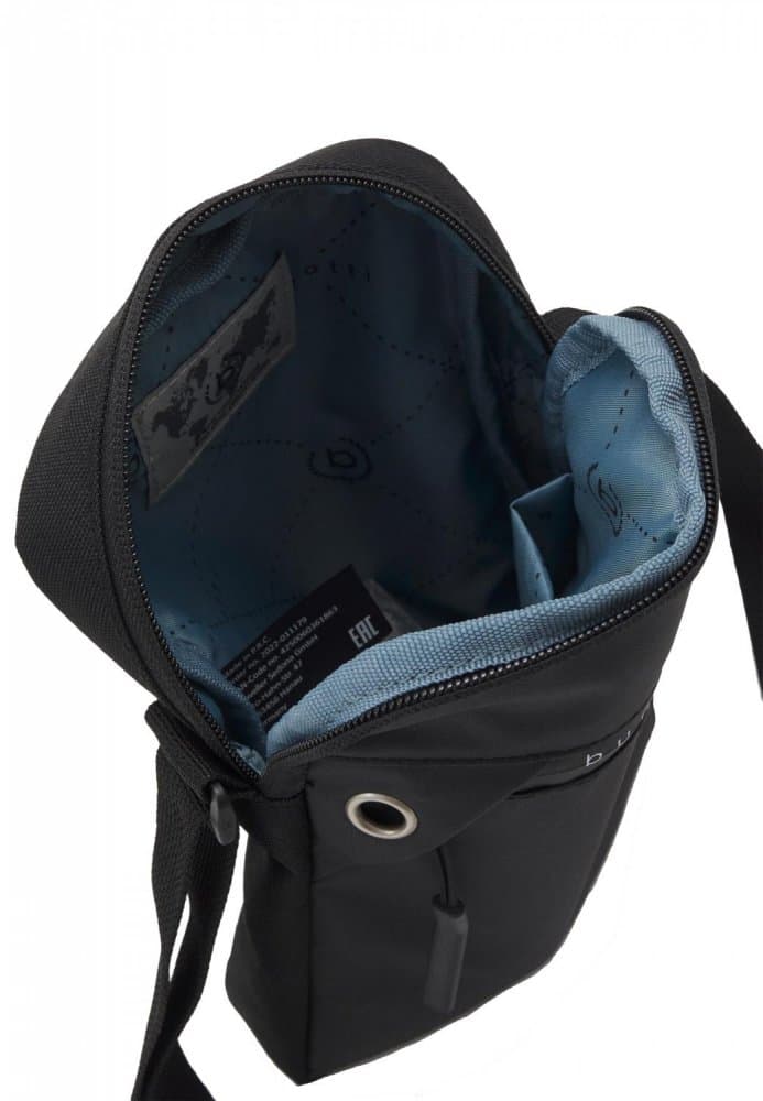 Pánská malá crossbody taška Bugatti BLANC DeLight  49450401 – Černá - náhled 3