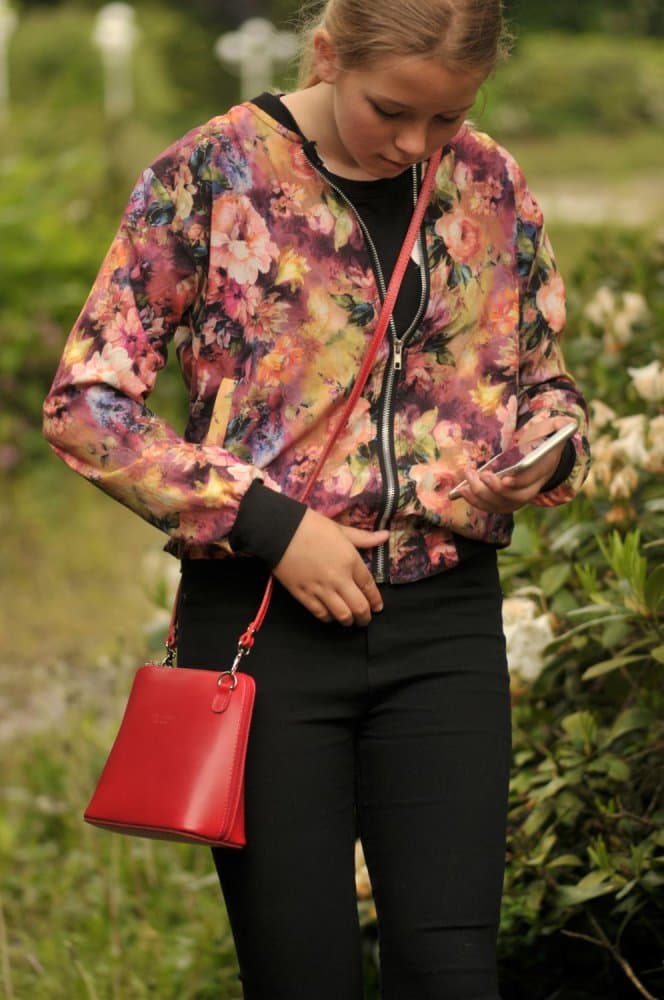 Giglio leather malá dámská kožená kabelka 133 červená - náhled 4