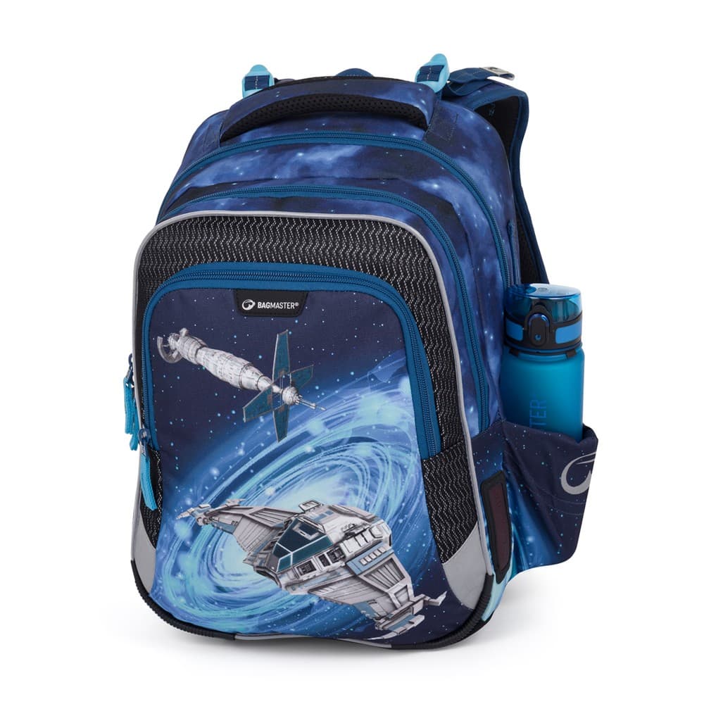 Bagmaster školní batoh LUMI 24 D - vesmírná loď - náhled 5
