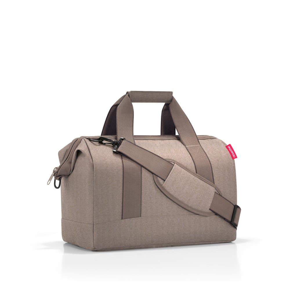 Dámská cestovní taška Reisenteh Allrounder M Herringbone mokka MS6054 - náhled 2