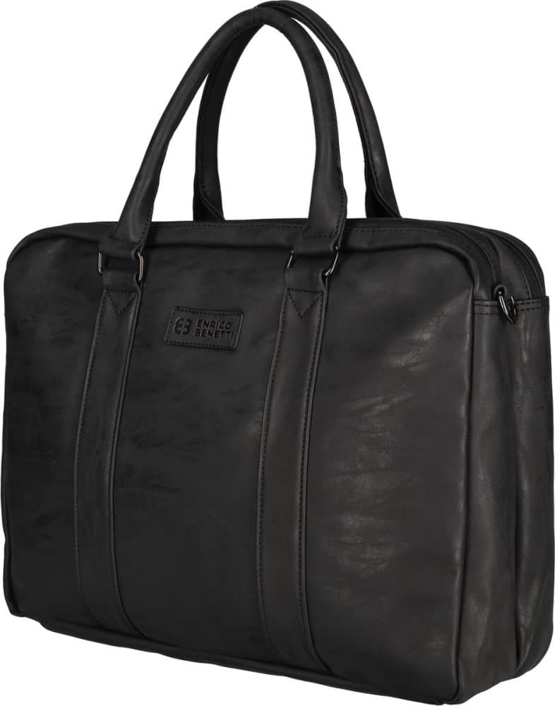 Aktovka Enrico Benetti Rotterdam laptop bag 15 inch 66691-001 černá - náhled 4